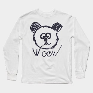 Comic panda Long Sleeve T-Shirt